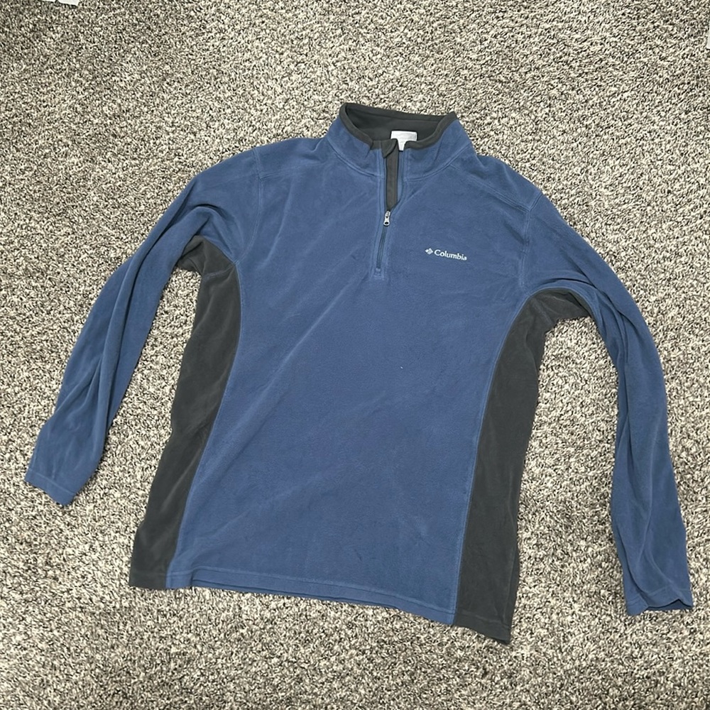 Columbia 1/4 zip fleece size L